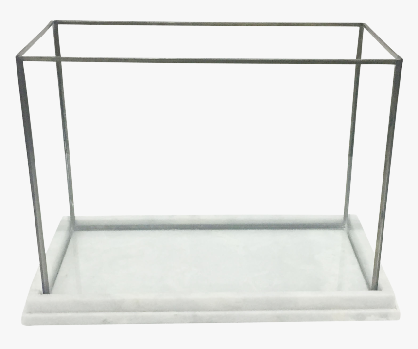 Marble Iron Display Terrarium - Transparent Glass Box Png, Png Download