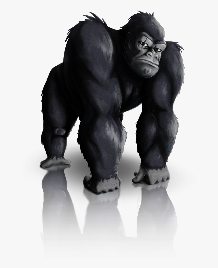 Silverback Gorilla Png - Portable Network Graphics, Transparent Png