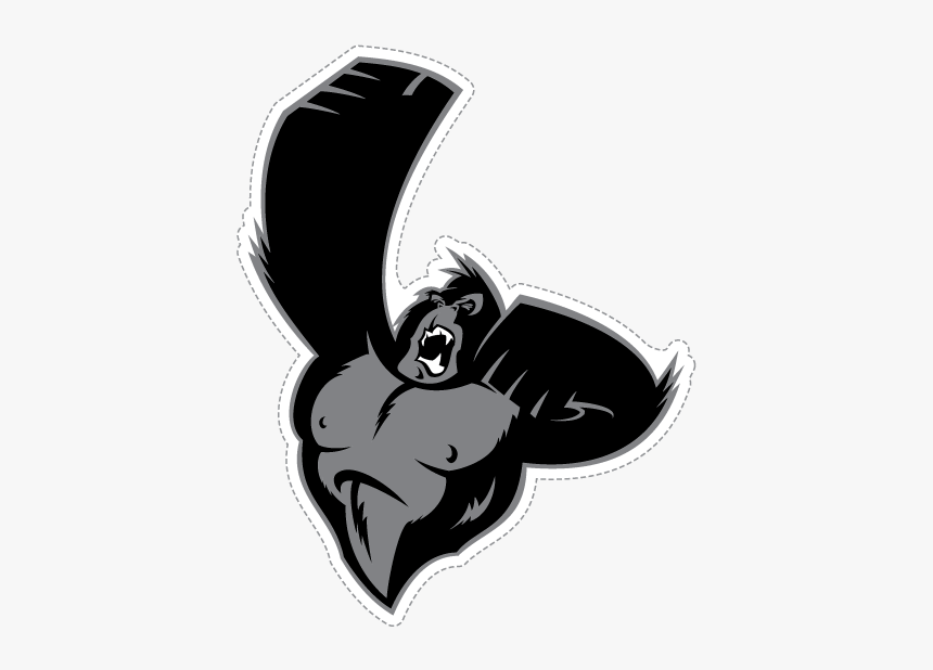 Gorilla Logo Basketball Logo, HD Png Download