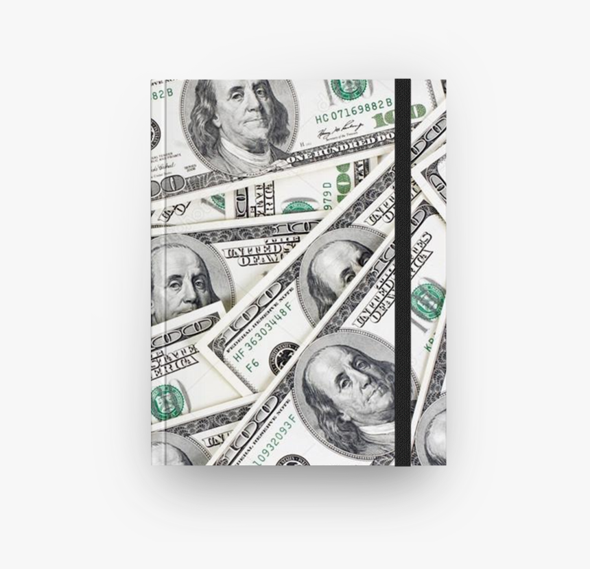 Caderno Million Dollar Bills De Popysticna - 100 Dollar Bill, HD Png Download