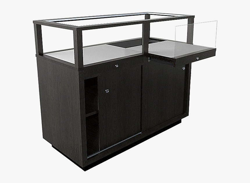 Jewelry Vision Contemporary Rectangle Horizontal Display - Cupboard, HD Png Download