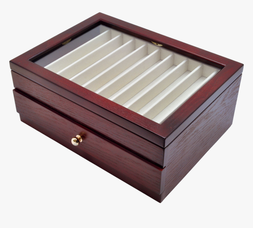 Transparent Empty Box Png - Wood Pen Box Display, Png Download