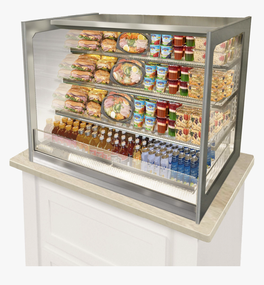 Federal Industries Itrss3634 Italian Glass Refrigerated - Refrigerator, HD Png Download