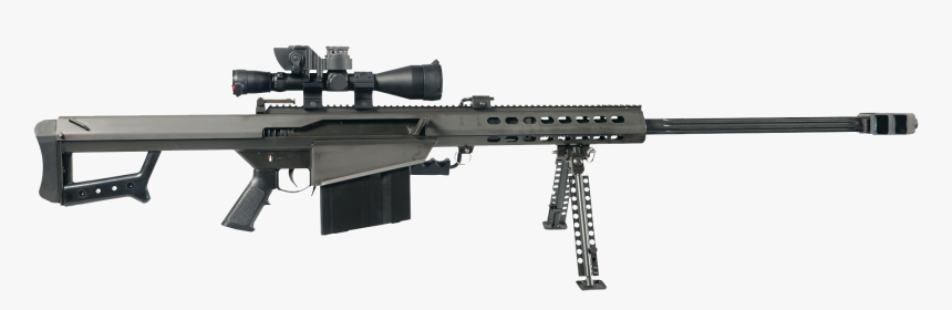 Now You Can Download Sniper Rifle Png - Barrett 50 Cal M82, Transparent Png