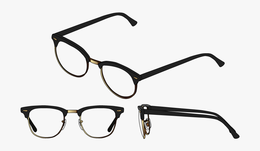 Browline Glasses Frames - Ideal Vision Eyeglasses Frames, HD Png Download