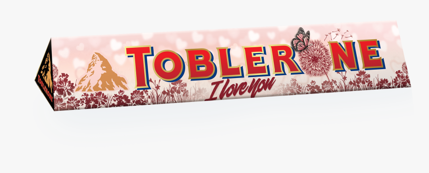 Toblerone Dark Chocolate Sleeve Designed By Juan Camilo - Toblerone Milk 100g Valentines, HD Png Download