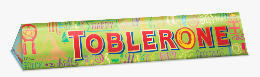 Toblerone Christmas Blank Sleeves By Abbey Sy Crunchy - Toblerone Green, HD Png Download