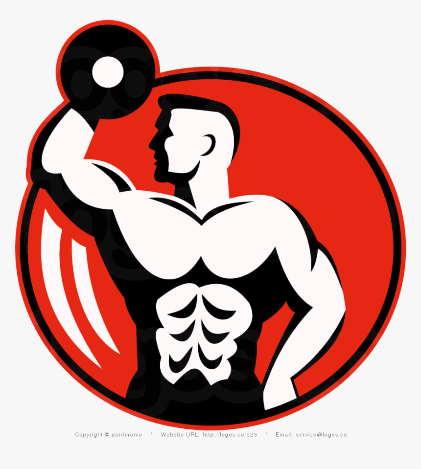 Clipart Bodybuilding Logo Png, Transparent Png
