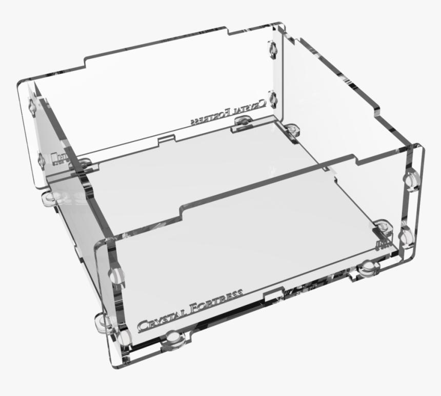 Crystal Fortress Beluga Acrylic Display Case Bundle - Coffee Table, HD Png Download