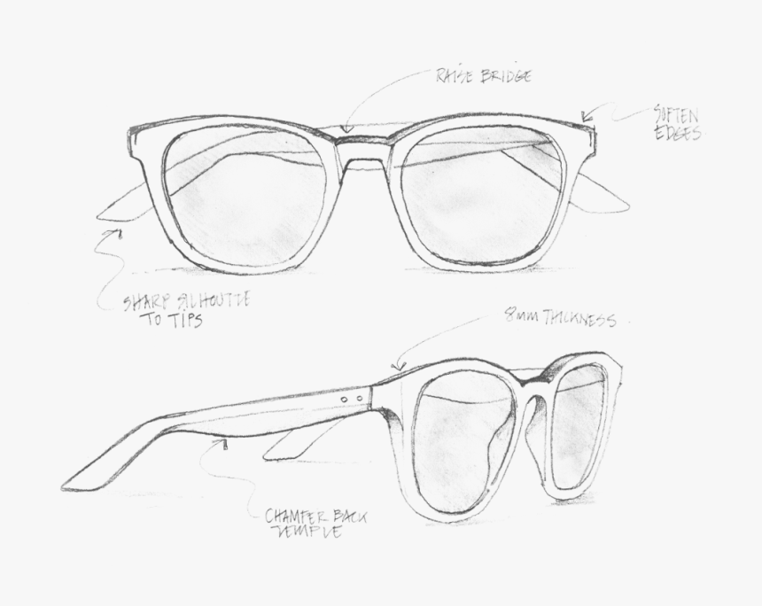 Eye Drawing At Getdrawings - Sketch Glasses Drawing, HD Png Download