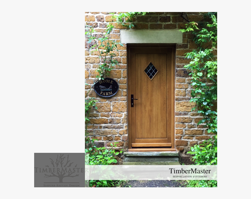Traditional Oak Door In Northants - Home Door, HD Png Download