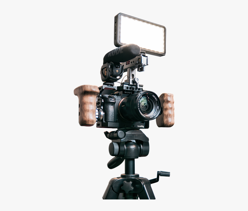 Camera, Vlog, Multimedia, Video, Vlogger, Vlogging - Canon 80d Accessories For Vlogging, HD Png Download