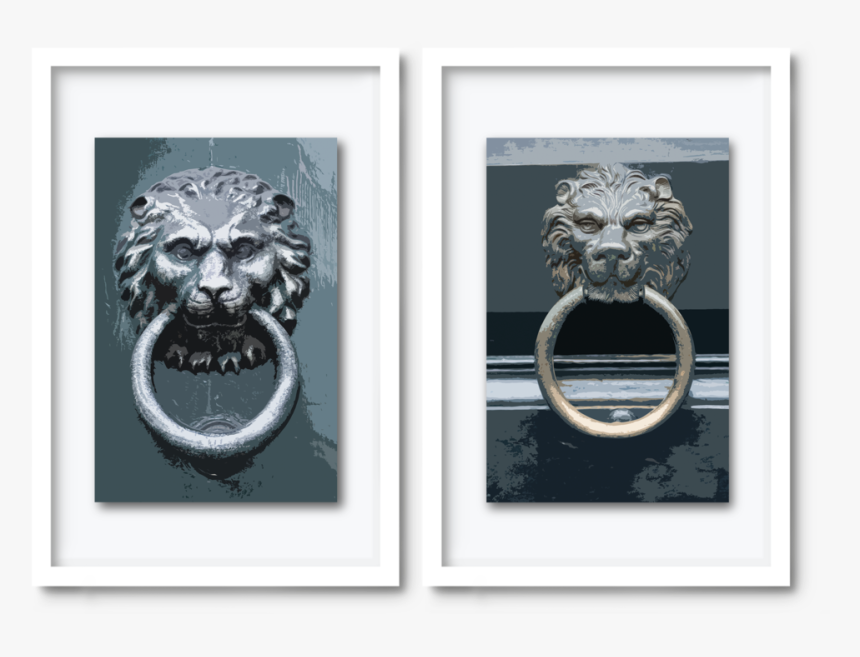 Dav#pearce Lion Door Knocker, HD Png Download