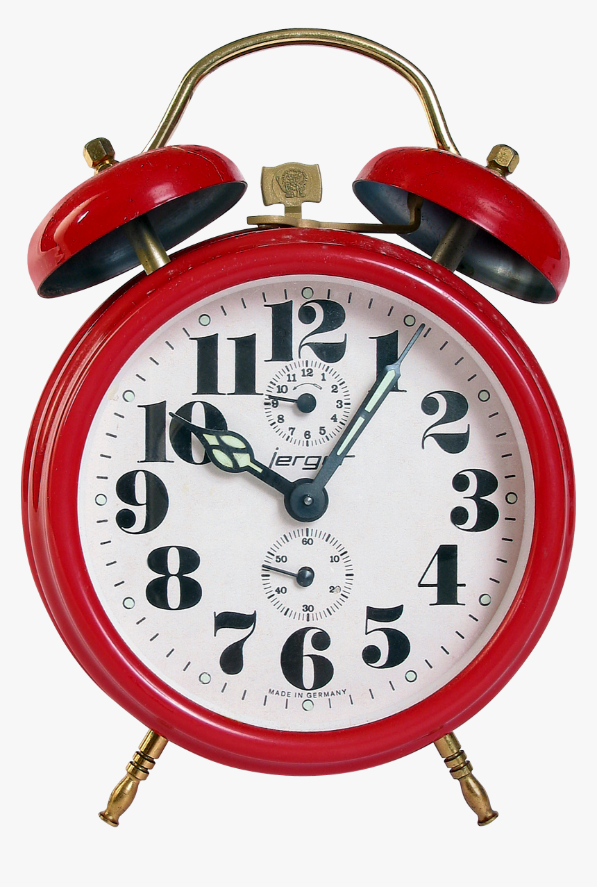 Red Alarm Clock Png, Transparent Png