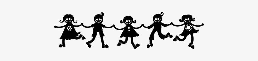 Kids Dancing Silhouette - People Waving Goodbye Clipart, HD Png Download