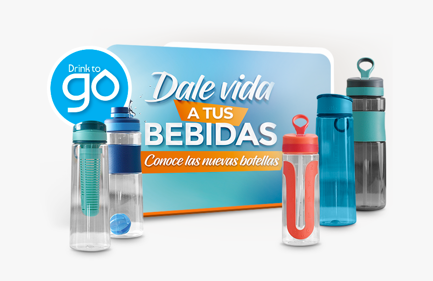 Botellas Dest Banner - Botellas Drink To Go Imusa, HD Png Download
