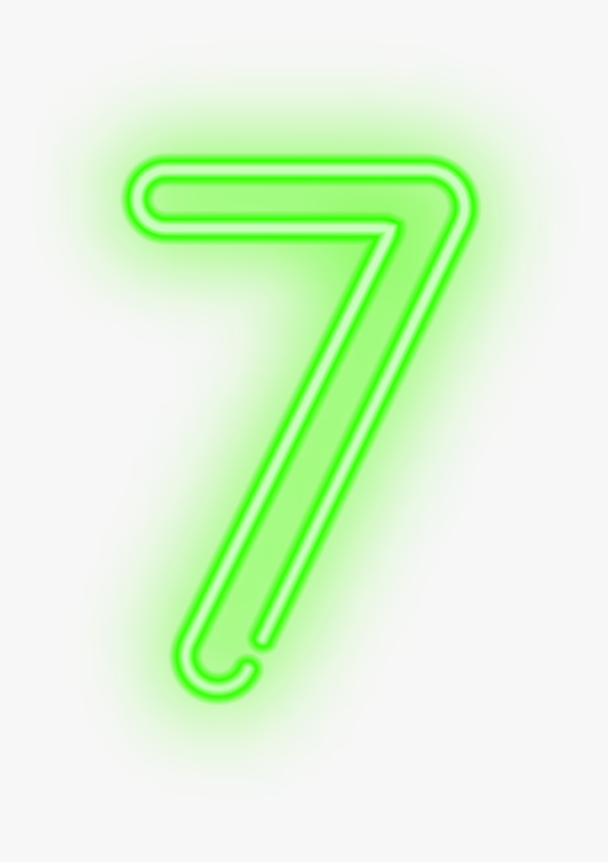 Number 4 Clipart Neon Green, HD Png Download
