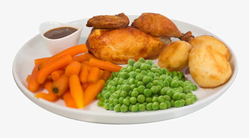 Chicken And Veggies Png, Transparent Png