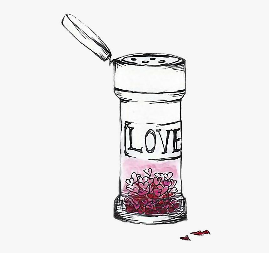 #tumblr #botella #amor - Sketch, HD Png Download