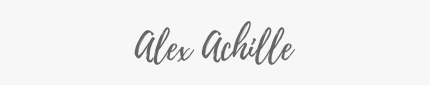 Alex Achille S Vlog - Calligraphy, HD Png Download