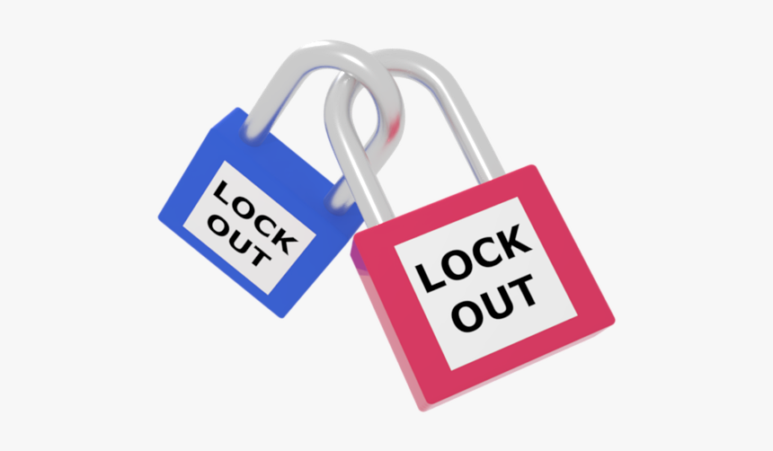 Lock, Out, Key, Locked, Metal, Padlock, Security - Label, HD Png Download