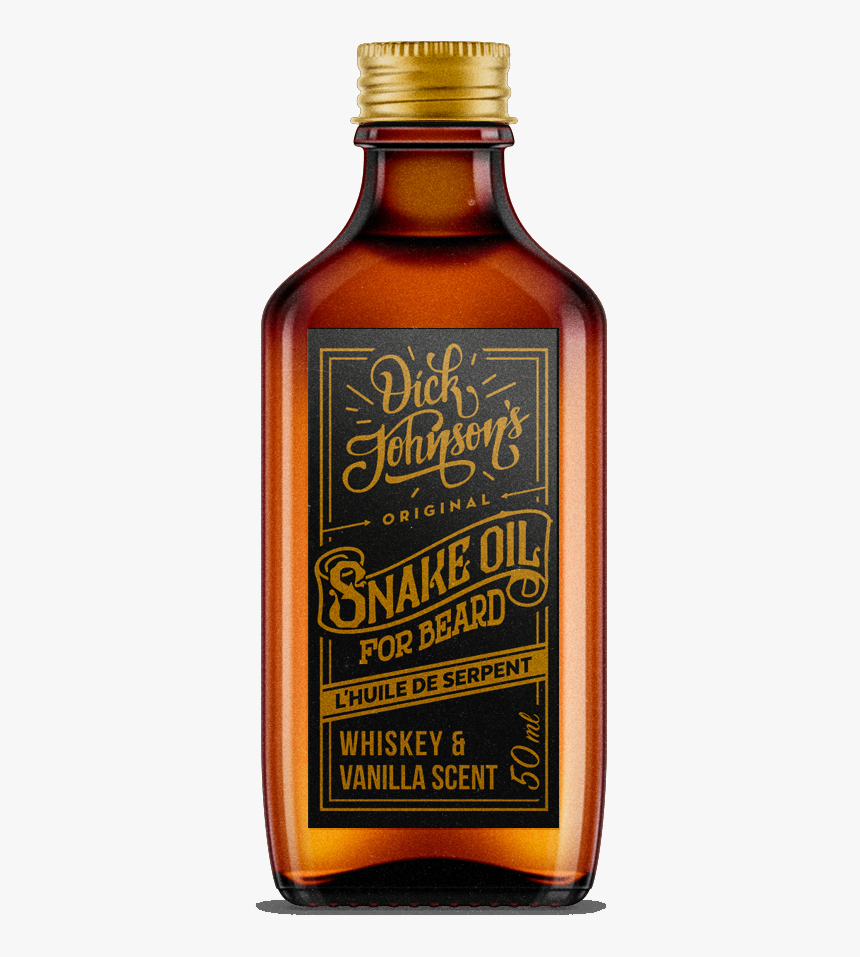 Beard Oil Snake Oil - Glass Bottle, HD Png Download