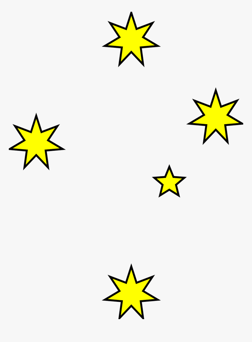 Southern Cross White Stars, HD Png Download
