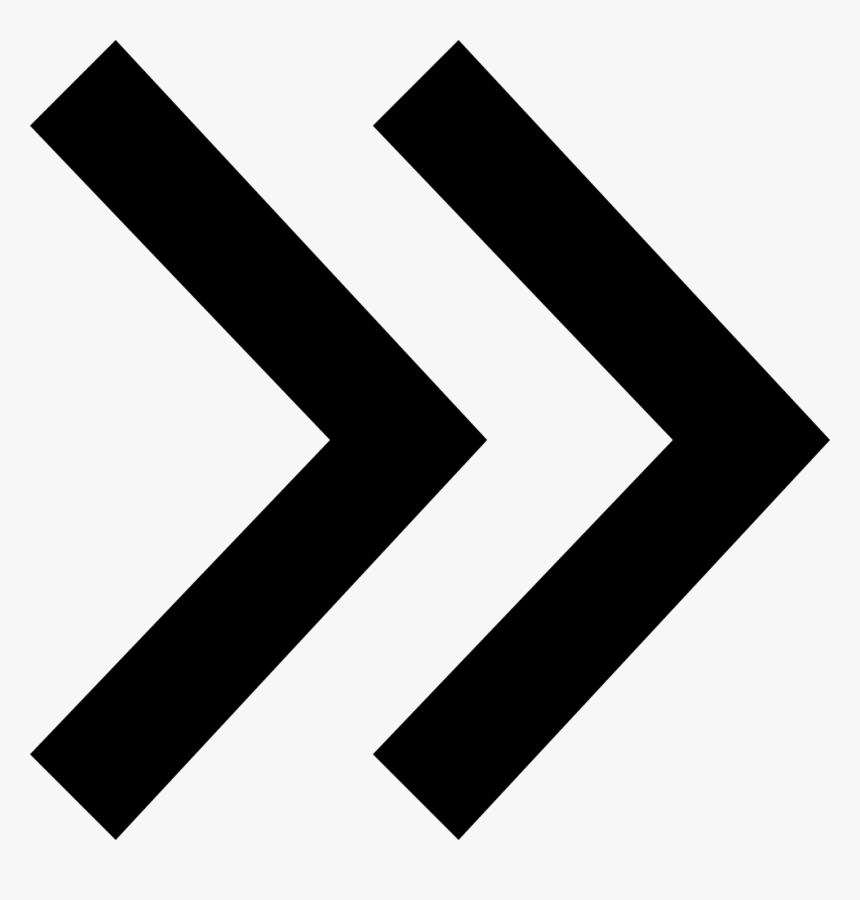 Angles Right - Next Icon Png, Transparent Png