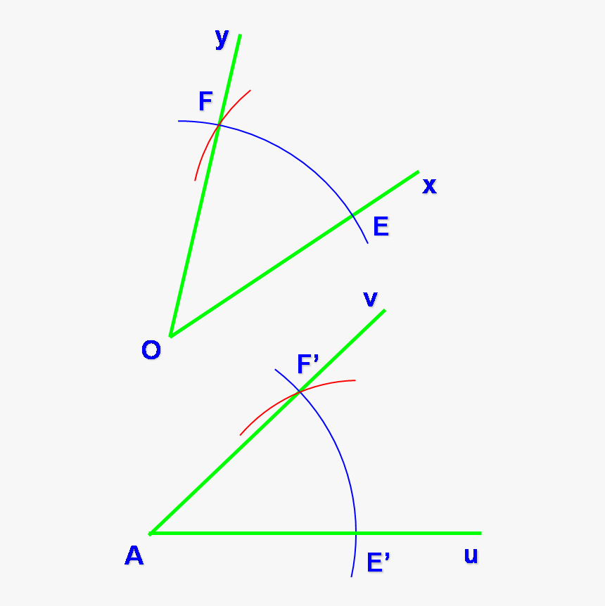 Angles-14a - Comment Tracer Un Angle Avec Un Compas, HD Png Download