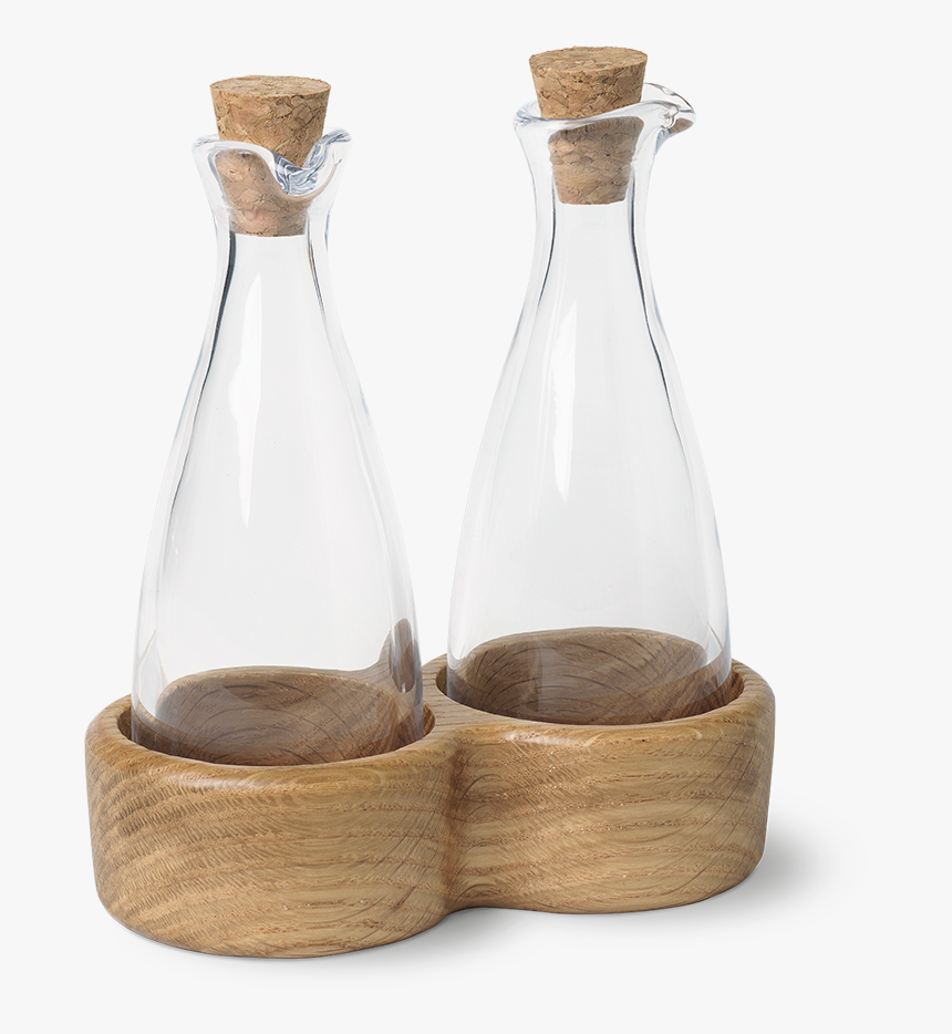 Oil And Vinegar Bottles H15 Oak Menageri - Kay Bojesen Olie, HD Png Download