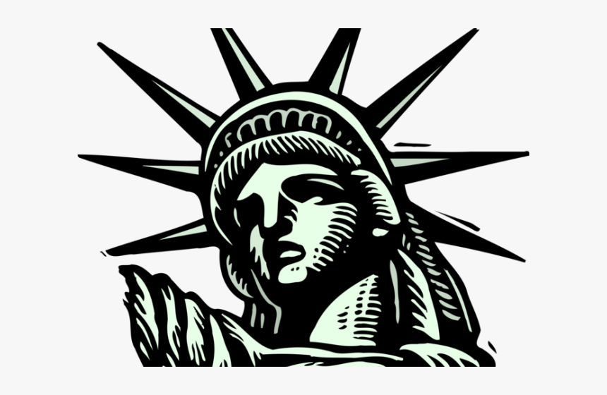 Drawn Statue Of Liberty Transparent - Transparent Statue Of Liberty Illustration, HD Png Download