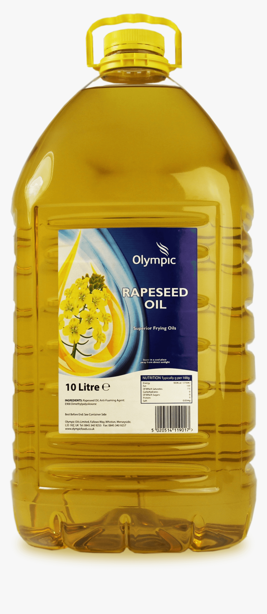 Olympic Rapeseed Oil Bottle In Box - Olympic Oil, HD Png Download