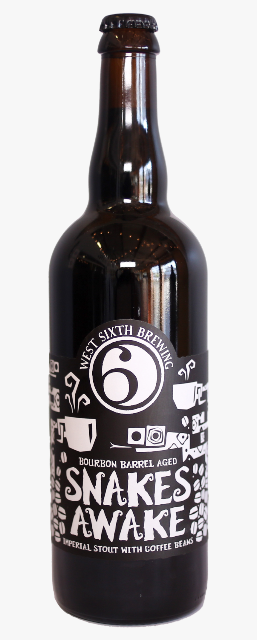 Snakesawake Cutout - Beer Bottle, HD Png Download