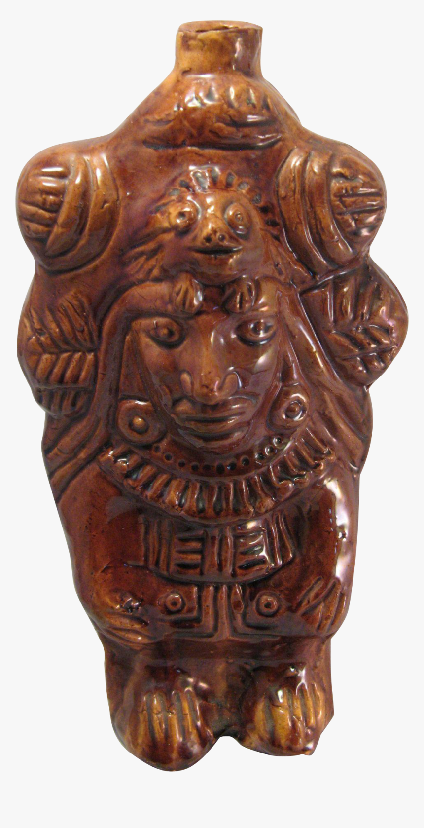 Clip Art Mayan Head Statue - Carving, HD Png Download