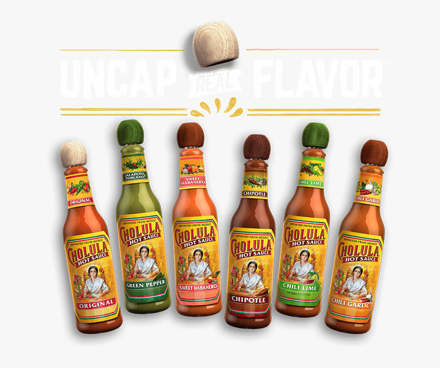 Uncap Real Flavor - Cholula Hot Sauce Canada, HD Png Download