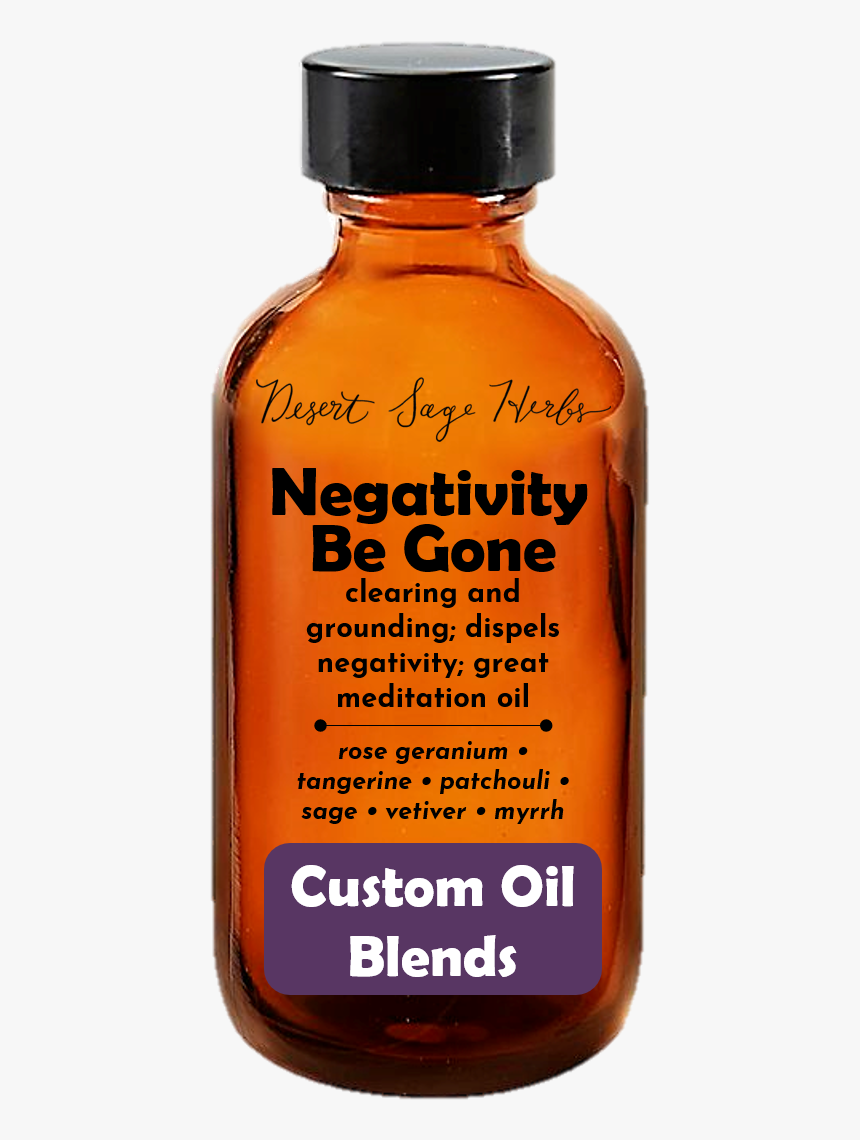 Neg B Gone - Glass Bottle, HD Png Download