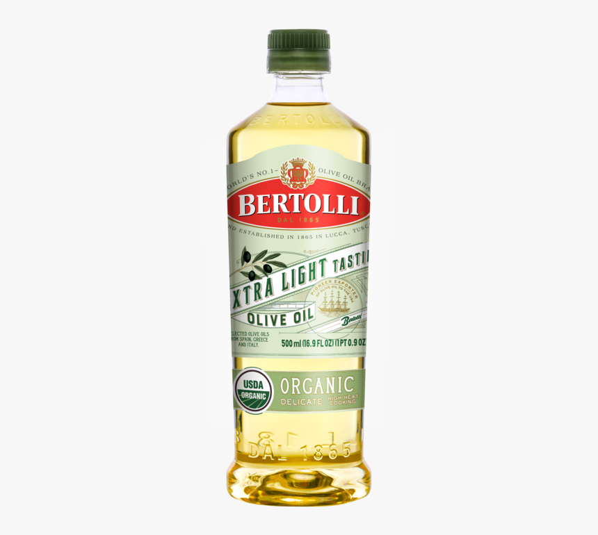 Bertolli Extra Light Tasting Olive Oil Organic - Extra Light Olive Oil, HD Png Download