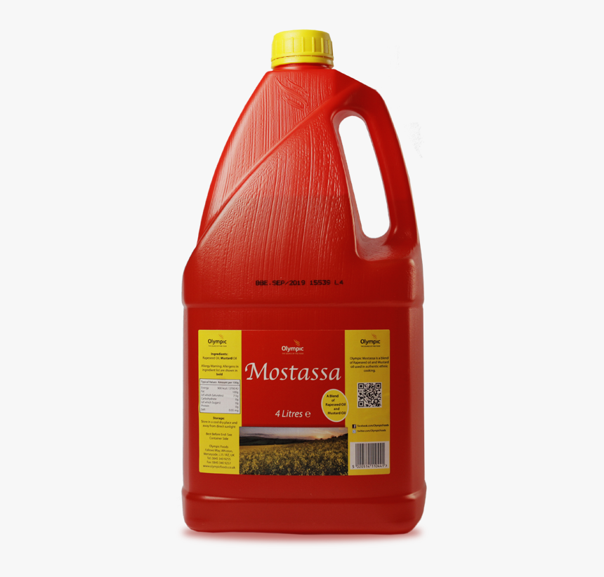Olympic Mostassa 4l Hdpe Bottle - Wood, HD Png Download