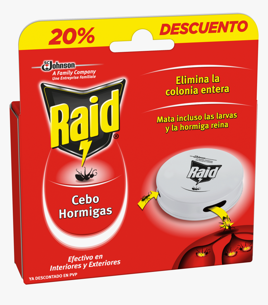 Raid® Cebo Hormigas - Raid Cebo Hormigas, HD Png Download