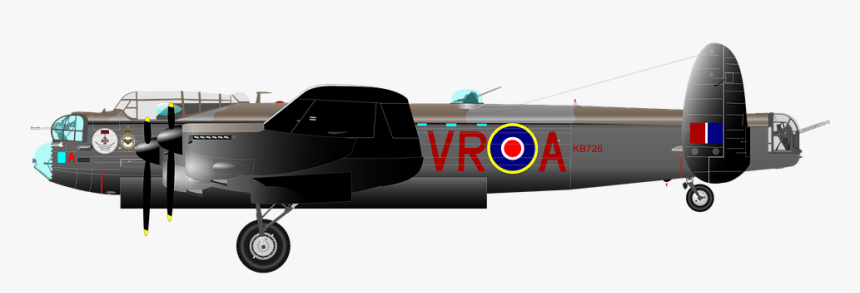 Aircraft, Airplane, Bomber, Ww - Avro Lancaster Png, Transparent Png