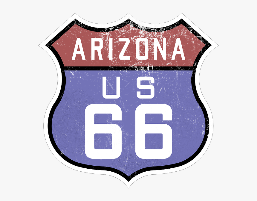 Route 66, Sign, Highway, America, United, Street, Road - Route 66 From Texas To California, HD Png Download