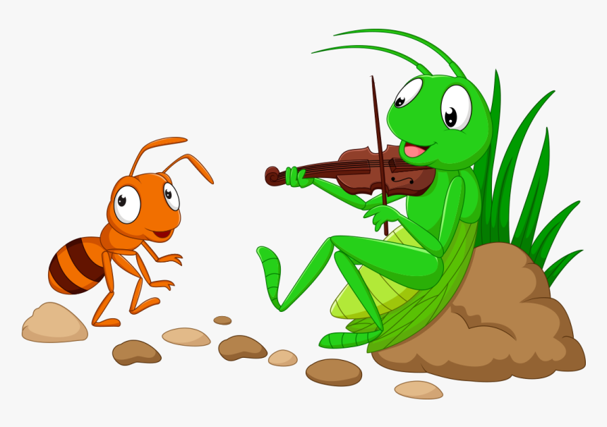 Conéctate Al Ahorro Y Desconecta Lo Que No Usas - Cartoon Picture Of Grasshopper, HD Png Download