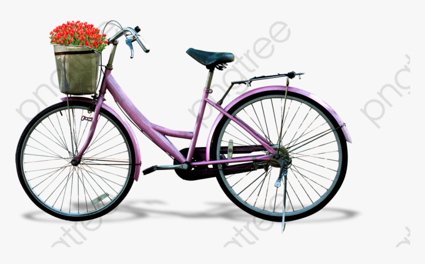 Transparent Vintage Bike Clipart - Bicicleta Vintage Png, Png Download