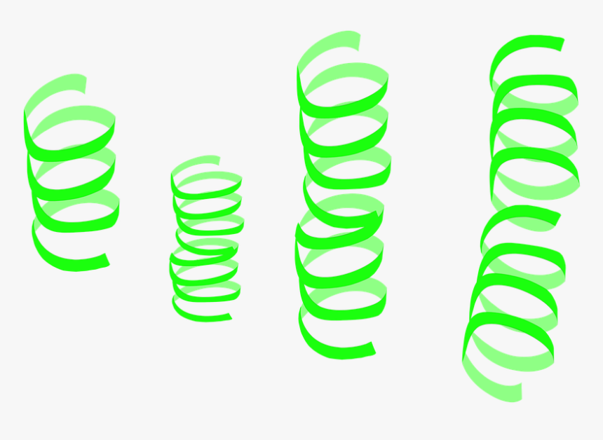 Streamer, Party, New Year S Eve, Carnival, Ringed - Streamers Graphic Transparent Background, HD Png Download