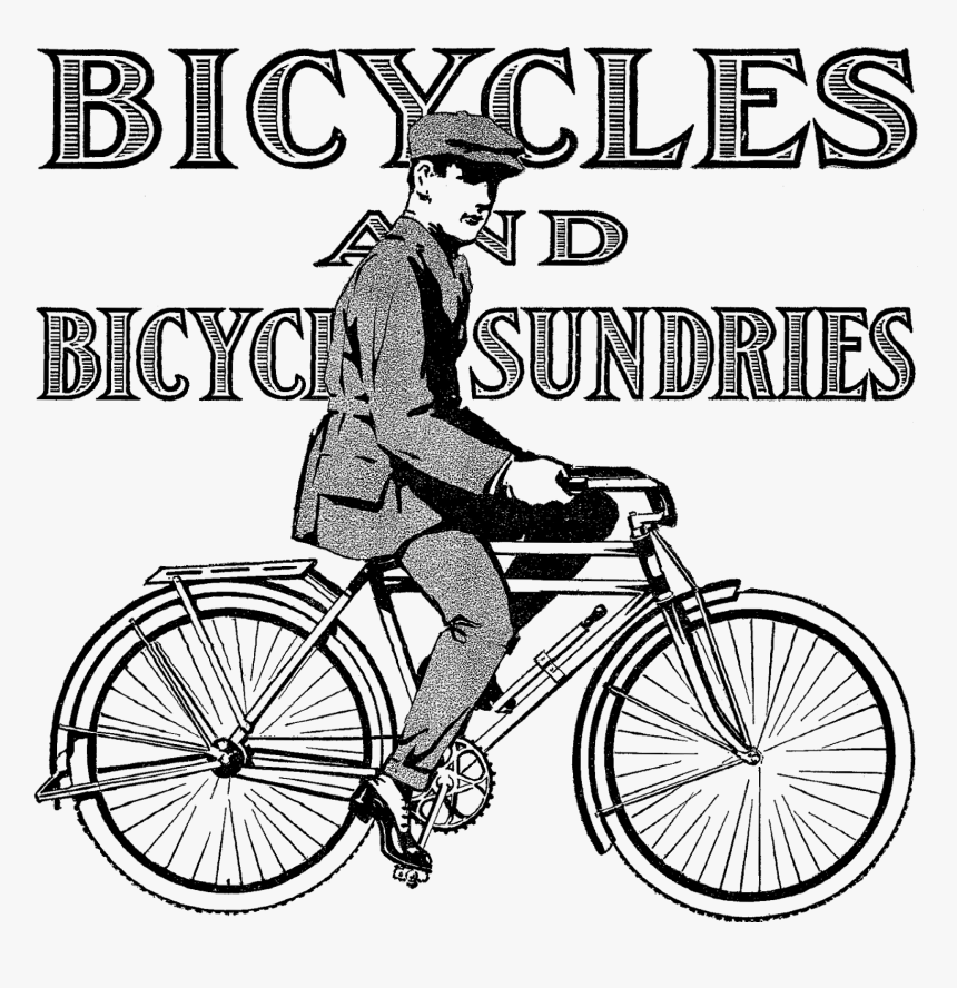 Bike Vintage Image Digital - Bicycle, HD Png Download