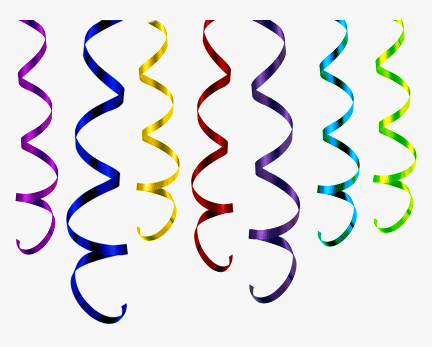 Serpentine Streamer Christmas Ornament Party Popper - Transparent Background Confetti Party Poppers, HD Png Download