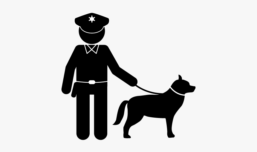 Boxer German Shepherd Police Dog Dog Breed Clip Art - Caught By Police Icon, HD Png Download