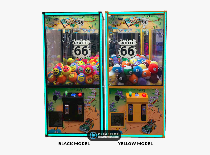 Route 66 Nostalgia Crane Machine By St - Pool, HD Png Download