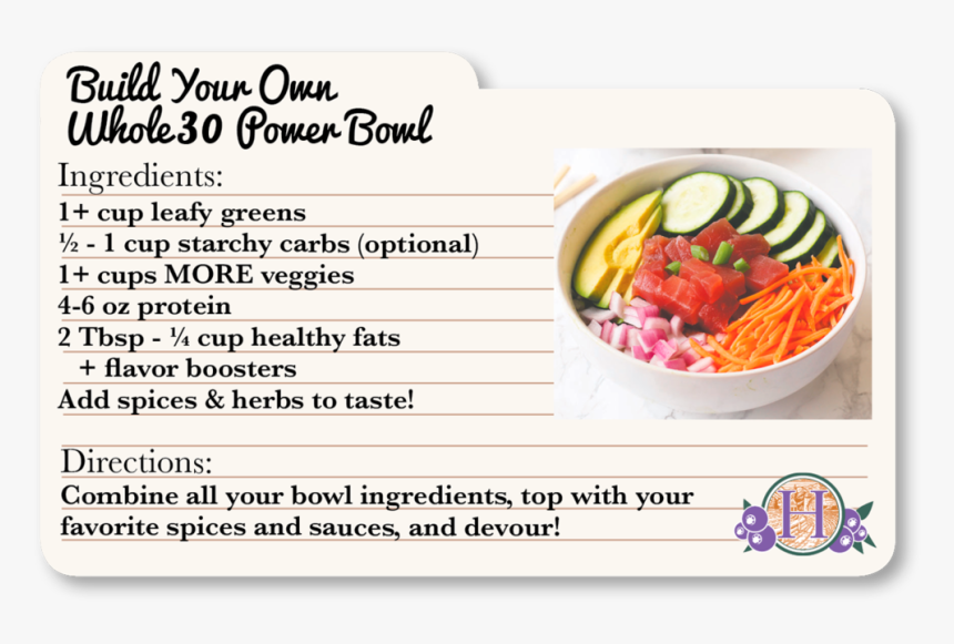 Build Your Own Power Bowl - Pancit, HD Png Download