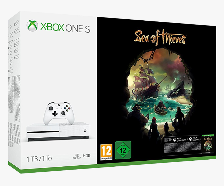 Xbox One S Sea Of Thieves Bundle, HD Png Download